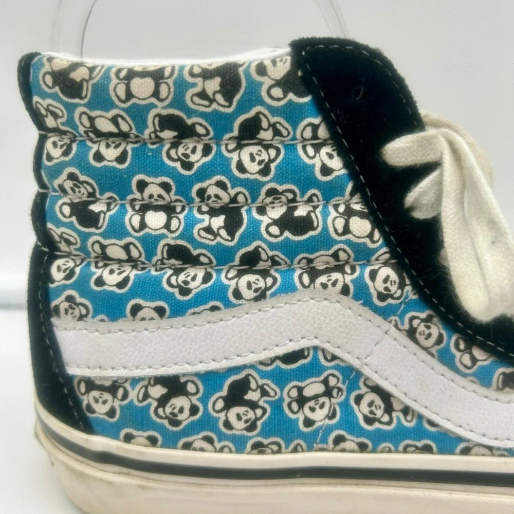 Vans Sk8 Hi Sneakers Men 4 Women 5.5 Blue Black DX‎ Anaheim Factory OG Pandas